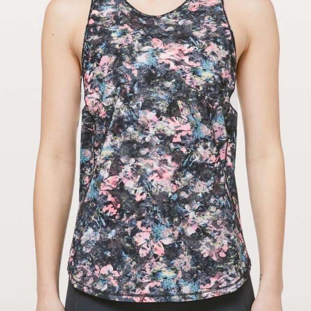Lululemon Sculpt Tank II mesh dapple daze size‎ small